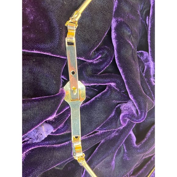 Vtg. 1980's Retro Metal Gold Tone Stretch Cable Belt Thin 31.5" Stretch to 37.5" - Picture 5 of 8